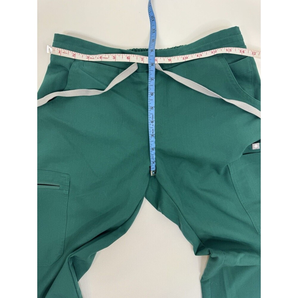 FIGS Women’s Green Set High Waisted Yola Skinny Scrub, Rafaella Oversized Top XS - Picture 11 of 13